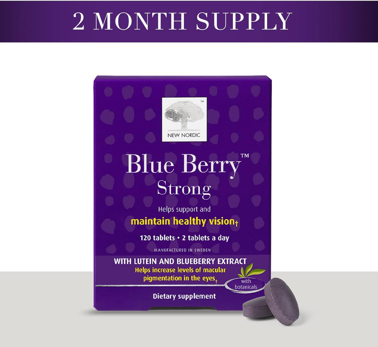 NEW NORDIC Blueberry Strong | Macular Pigmentation Night