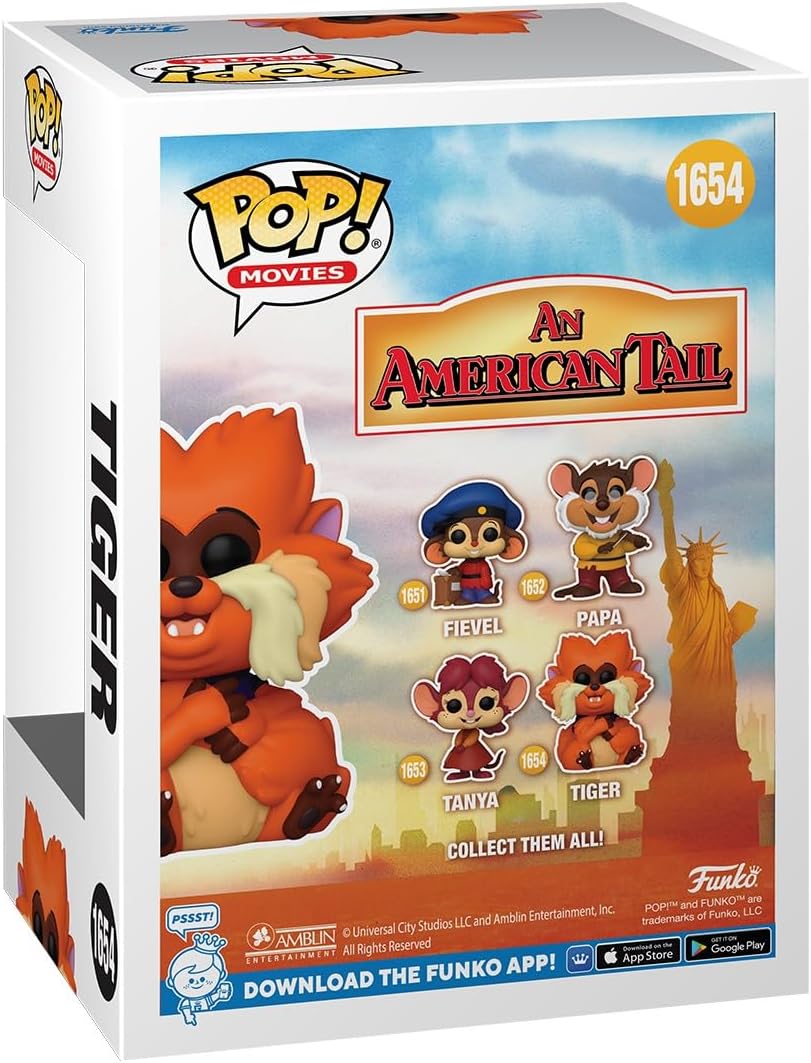 Figurita Funko Pop! Películas: American Tail - Tiger