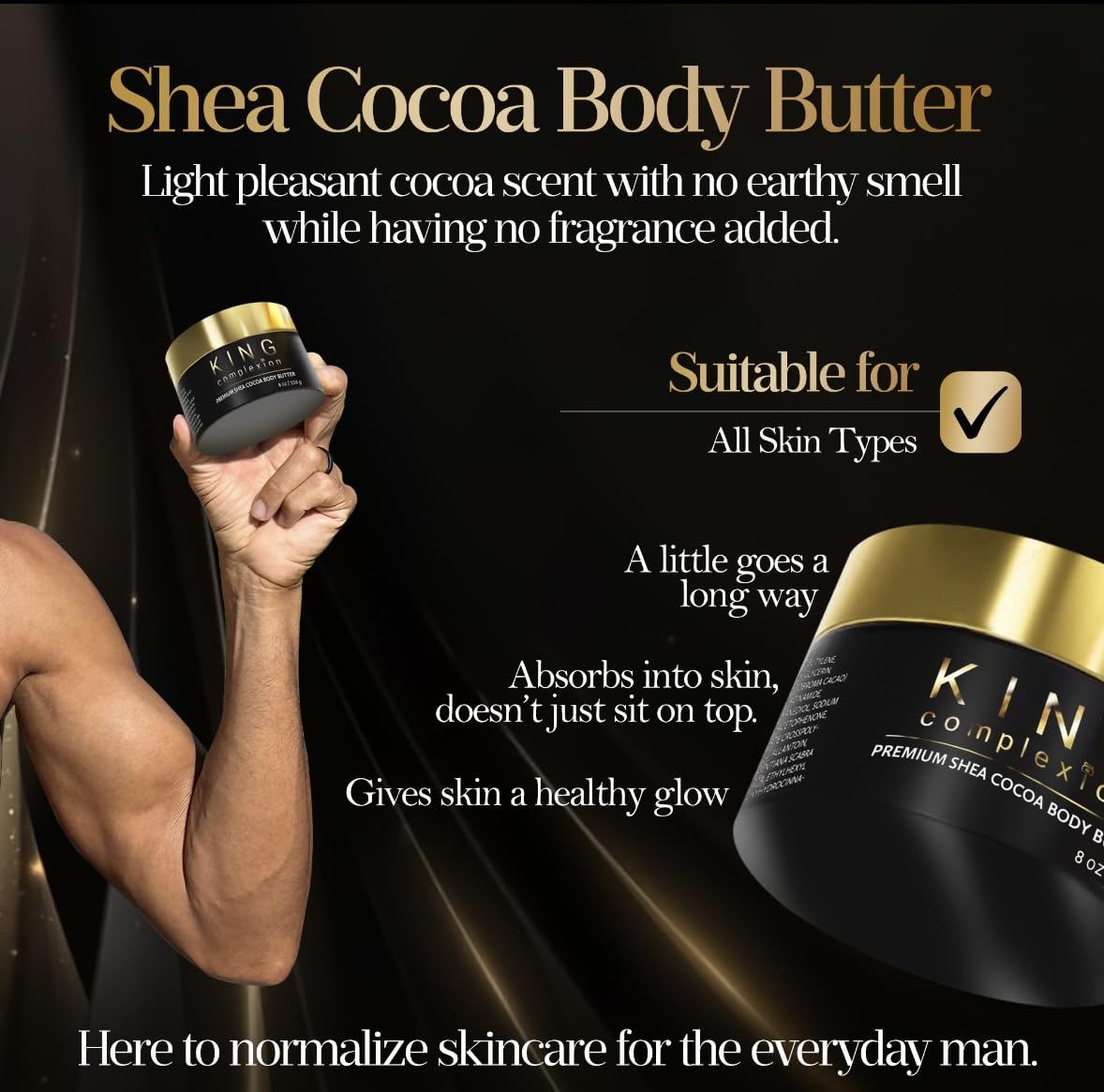 Manteca Corporal Premium Shea Cocoa para Piel con Melanina