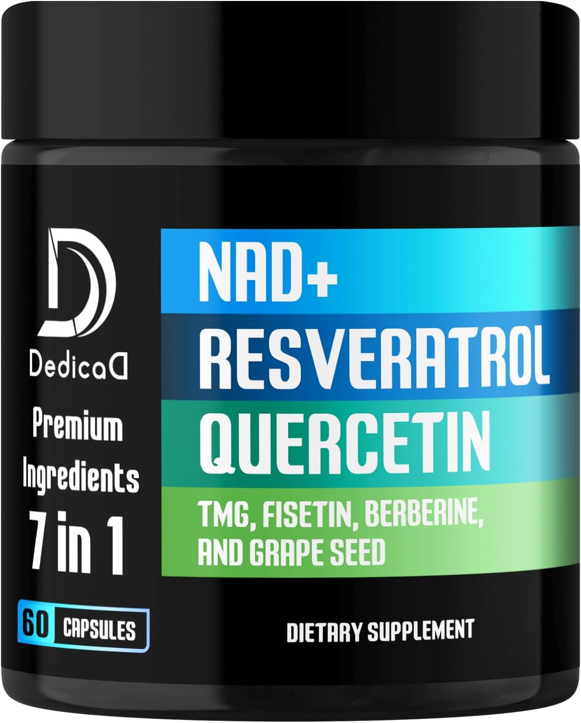 Suplemento NAD+ 1000mg - Energía, Reparación, 60 Cápsulas