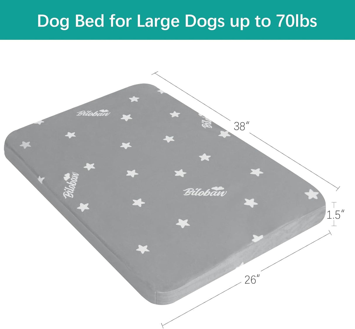 Cama ortopédica impermeable para perros grandes, memoria