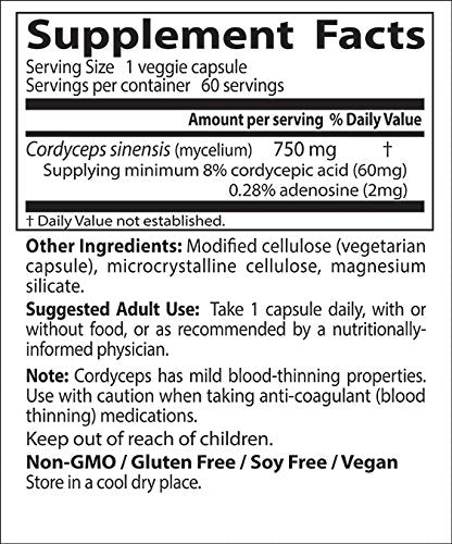 Doctor's Best Ultra Cordyceps 60 Suplemento