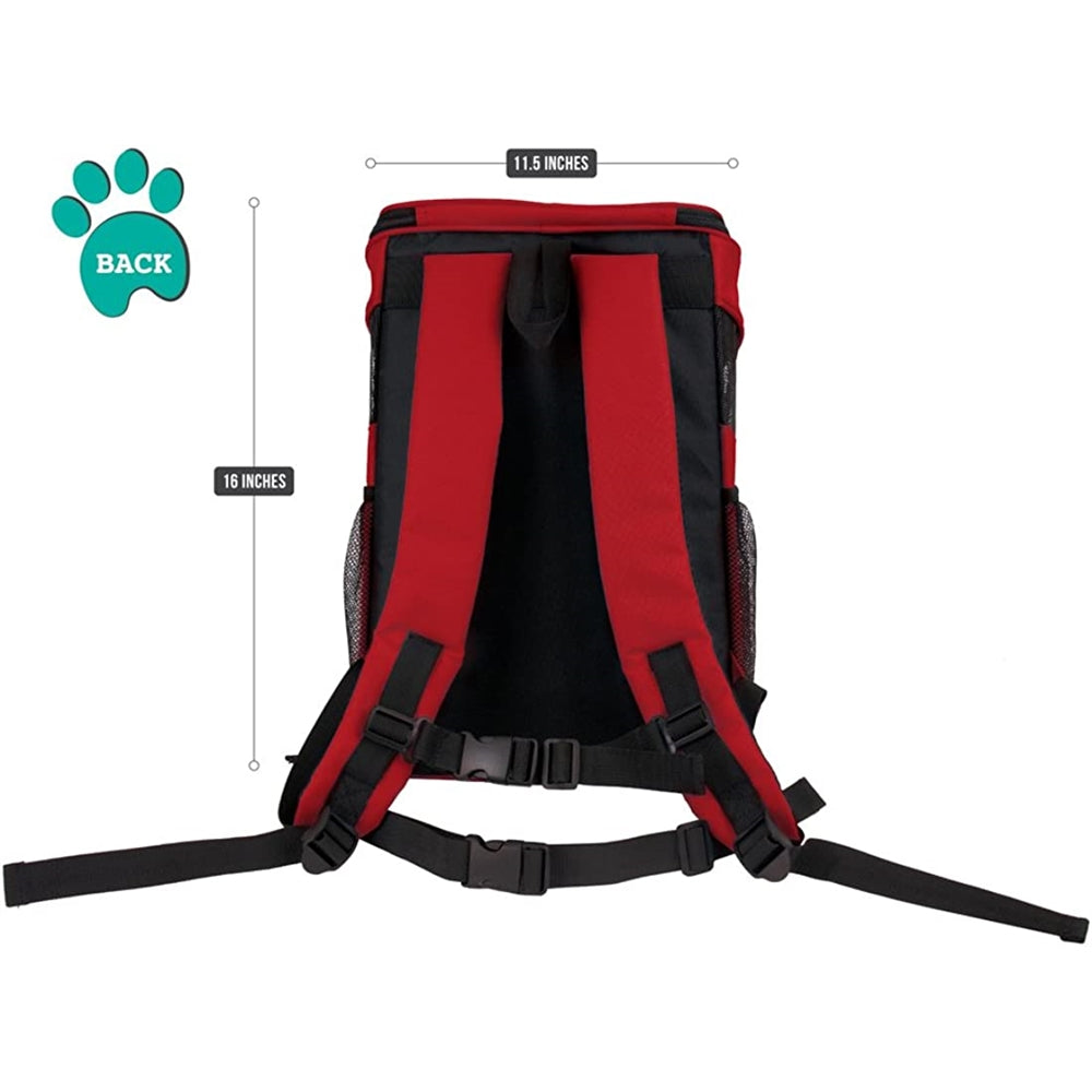 Mochila de transporte para gatos pequeños diseño ventilado,