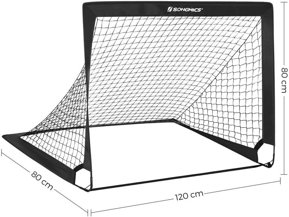 Porterias de futbol plegable para niños, juegos de patio