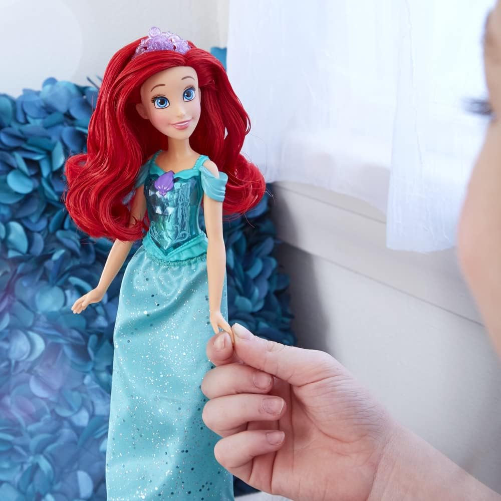 Muñeca Ariel Royal Shimmer, Disney, con accesorios y falda