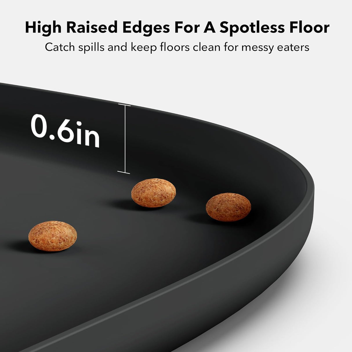 Tapete de comida para gato de borde elevado PLPM001 PETLIBRO