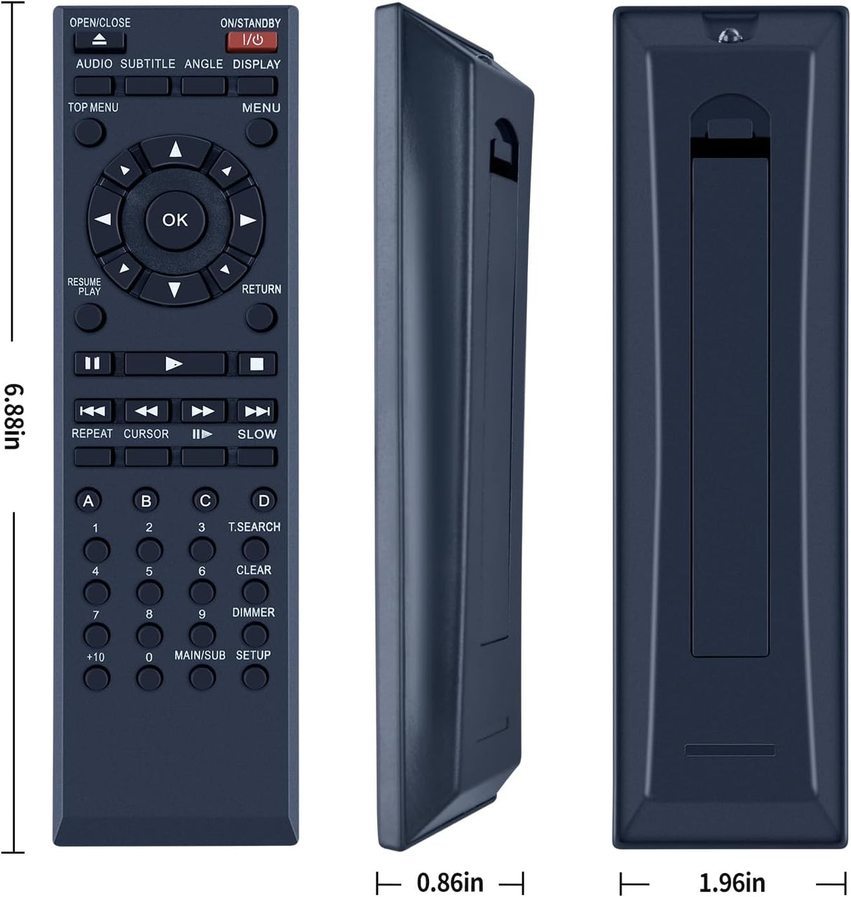 Control Remoto SE-R0285 Compatible Toshiba HD DVD Player