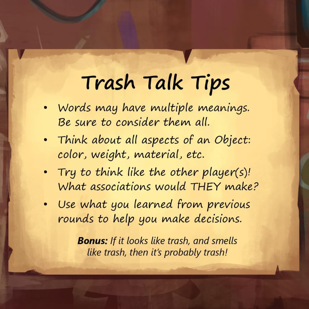Juego de Mesa Trash Talk - Desafíos Divertidos y Creativos