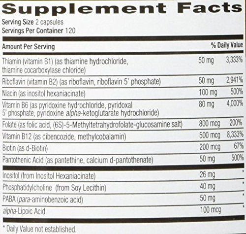 Country Life - Complejo de coenzima B con metilfolato