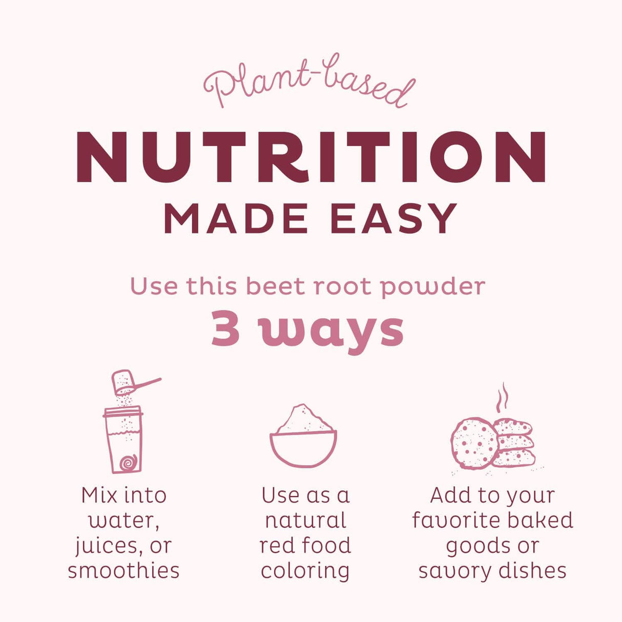 Suplementos Betabel orgánico Polvo de betabel natural