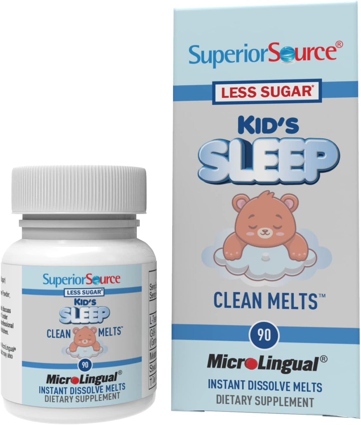 Suplemento Sleep para niños Clean Melts microlingües