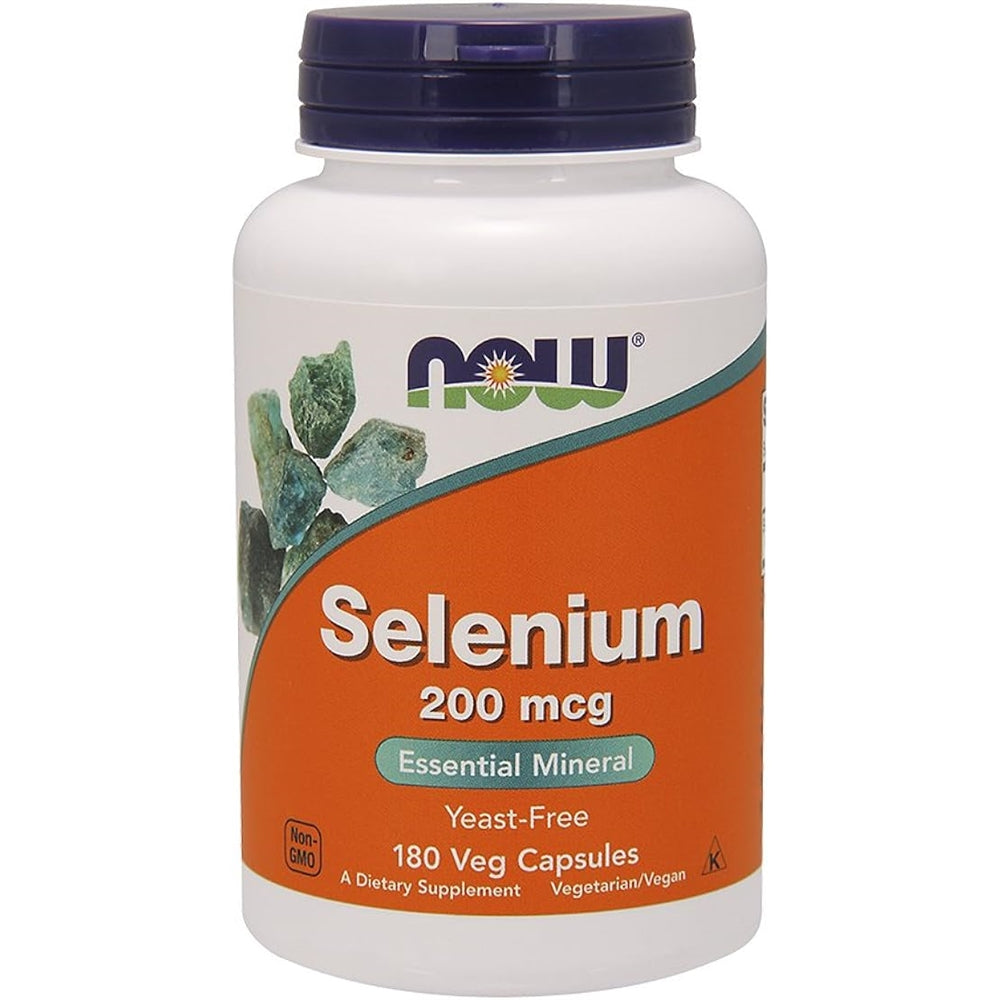 Suplemento veganas de selenio 180 unidades de 200 mg