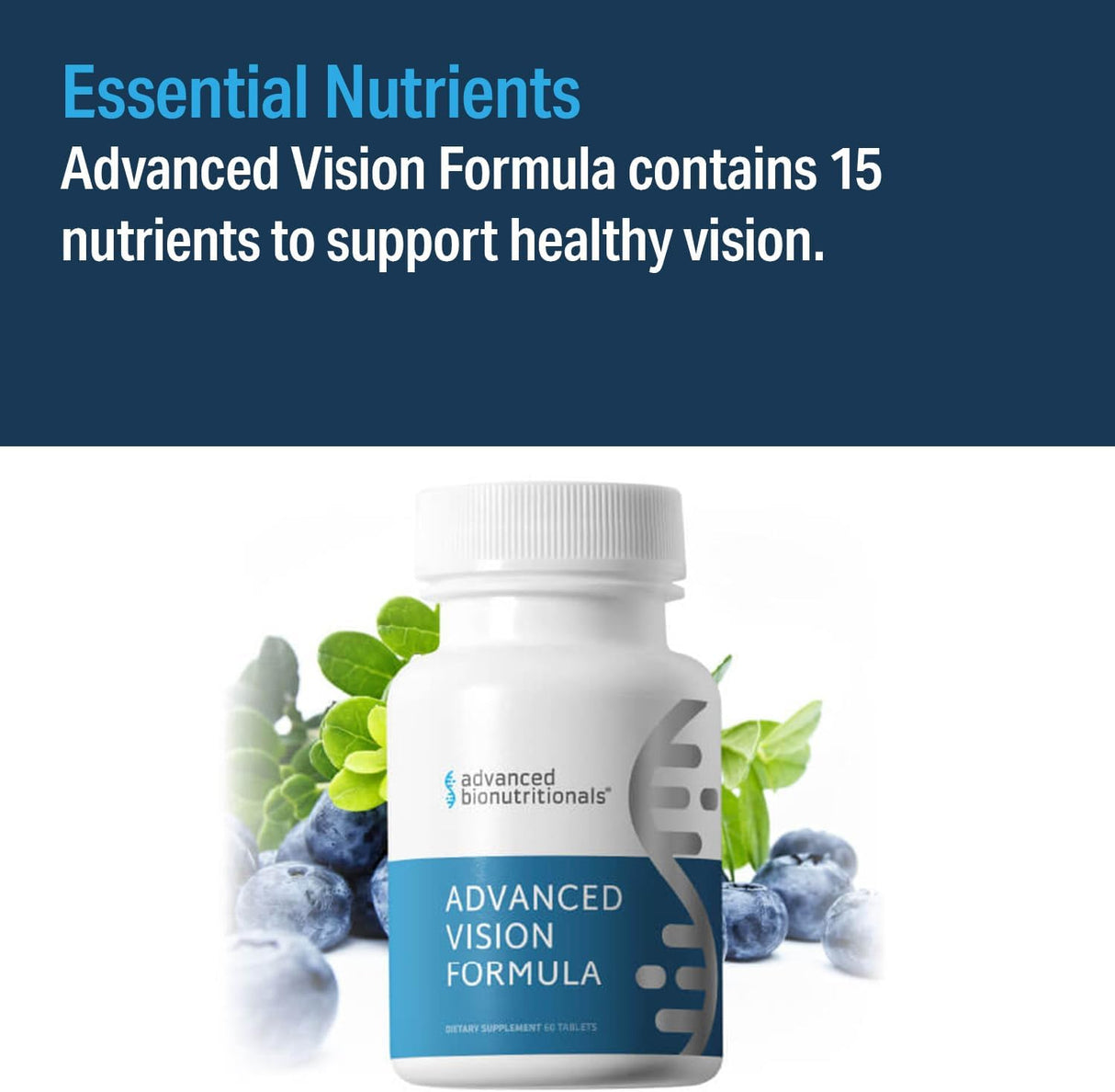 Suplemento de fórmula de visión avanzada visión saludable