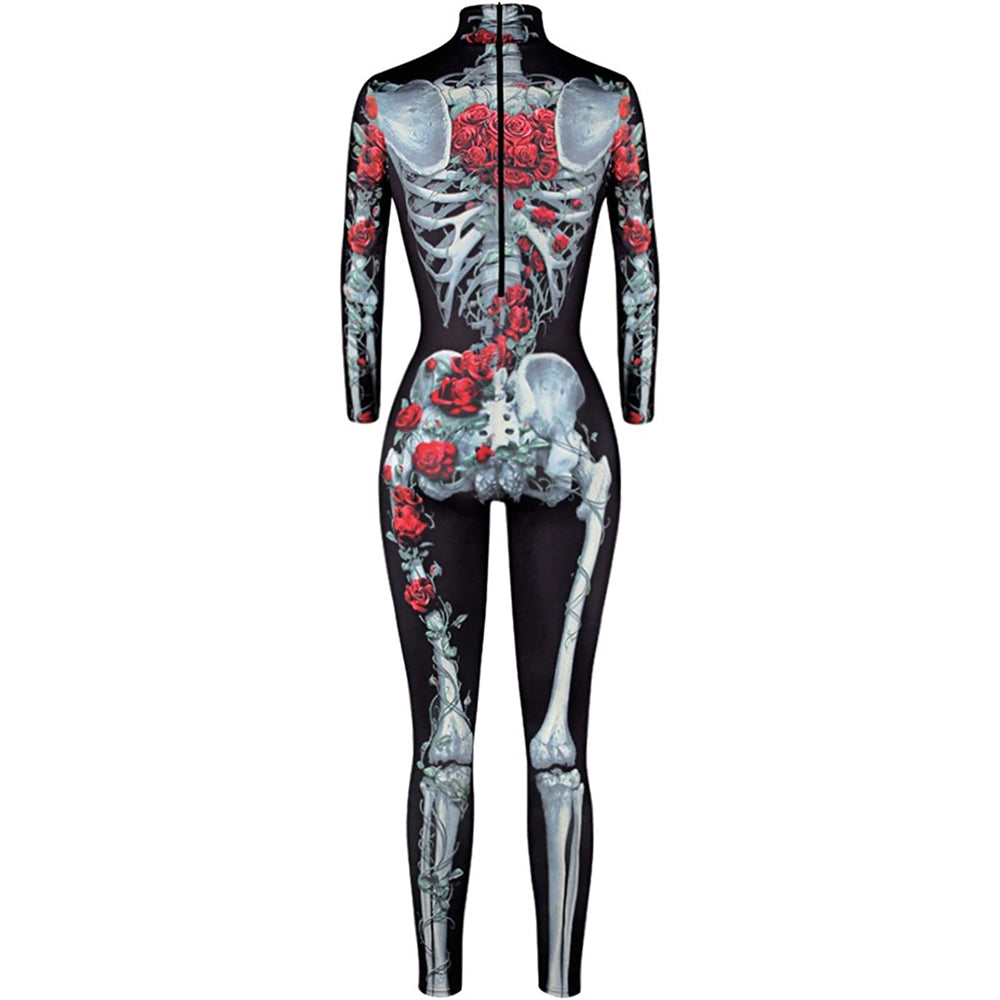 Disfraces de Halloween de esqueleto talla L negro