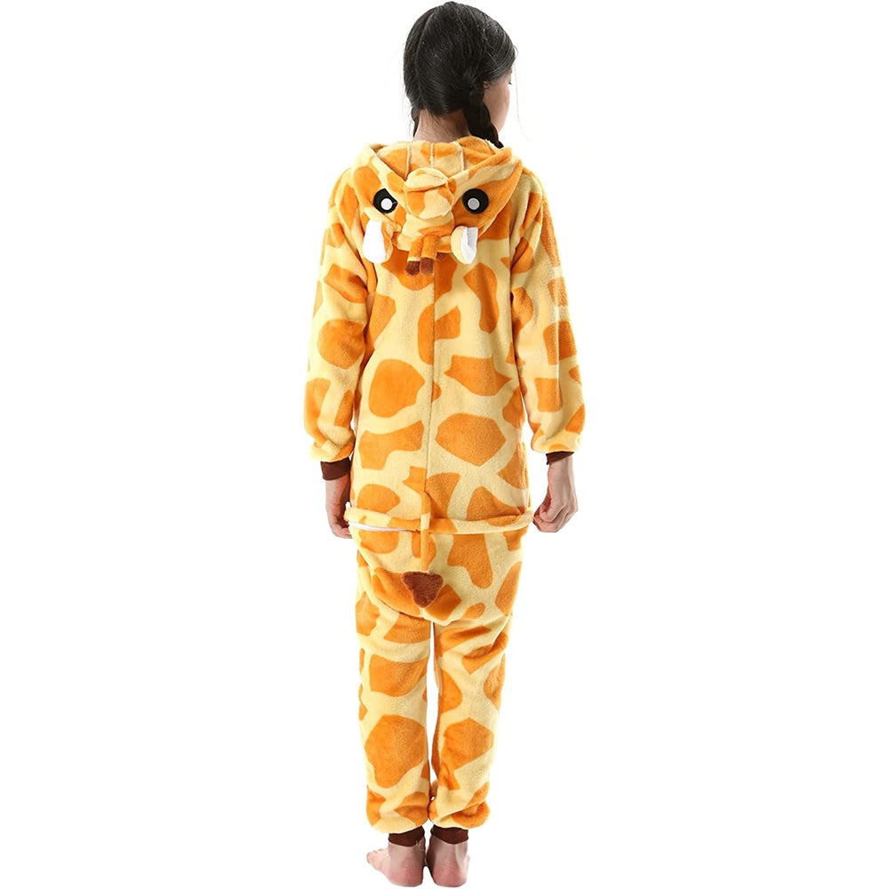 Pijama de animales de Halloween para niñas talla Jirafa