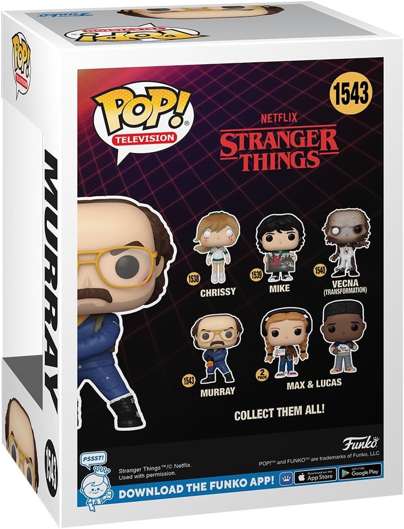 Funko Pop! TV: Stranger Things - Figura de Murray Collector