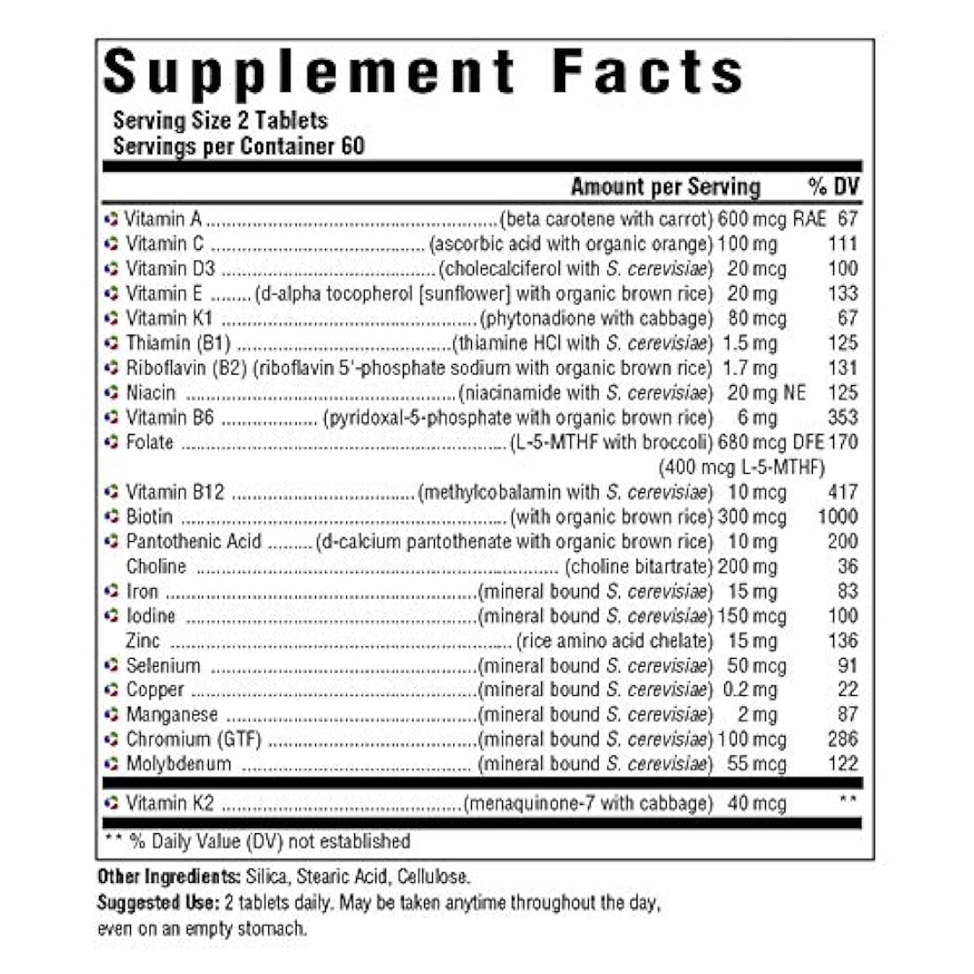 MegaFood, Multi para mujeres, apoya la salud y el bienestar óptimos, multivitamina y suplemento dietético mineral, sin gluten, vegetariano, 120 tabletas (60 porciones)