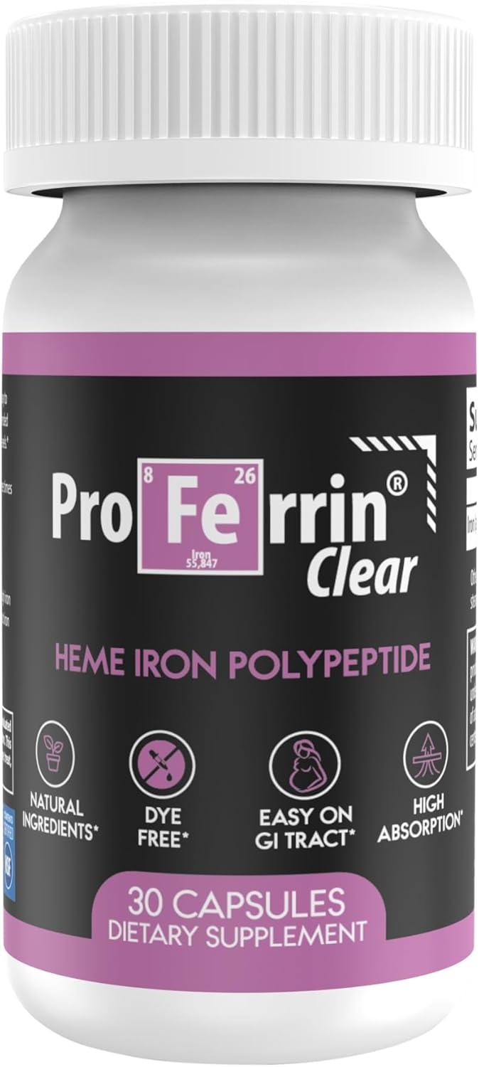 Suplemento Hierro hemo de 30 quilates una alta absorción