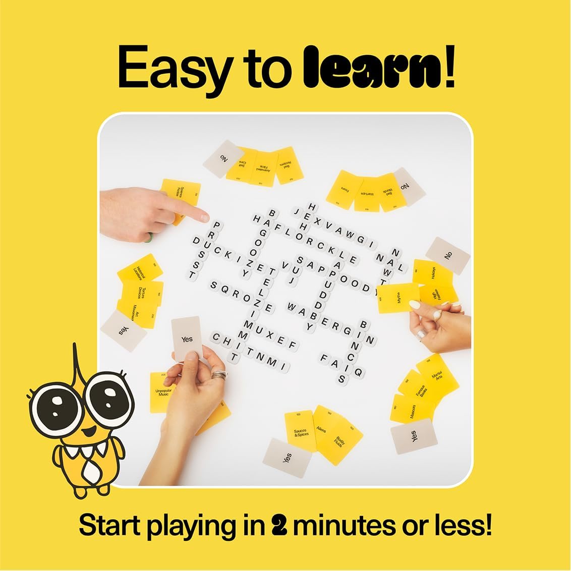 Juego de Palabras Inventadas, Divertido, Fácil de Aprender, Base