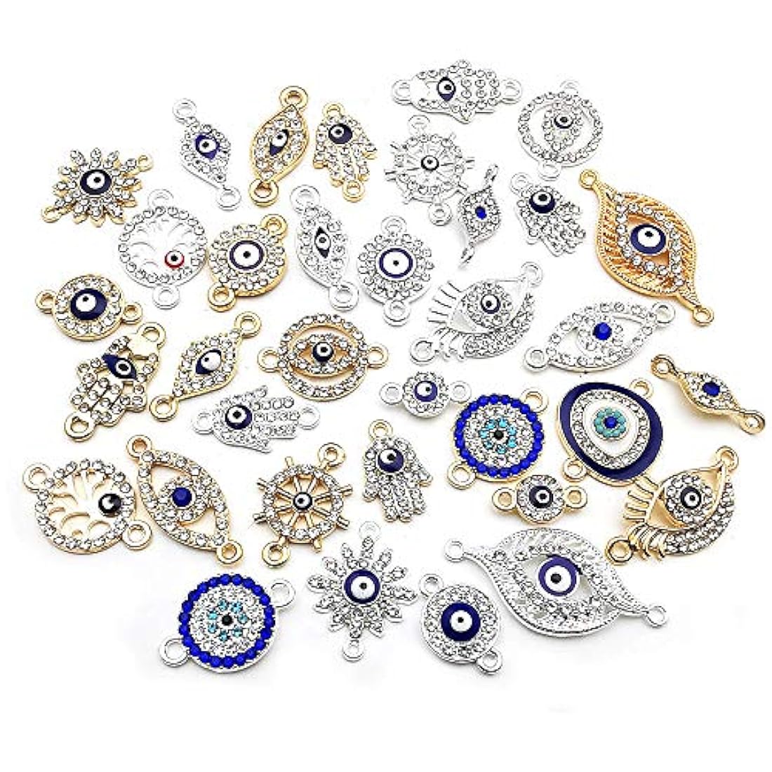 Dijes y Medallas - 35 piezas de aleación de estilo mixto