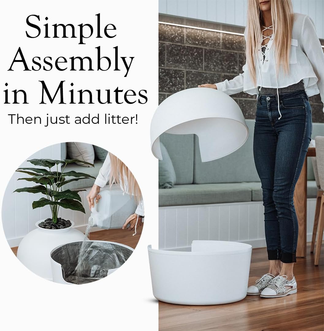 Caja de Arena Secreta - Diseño Patentado con Control de Olores