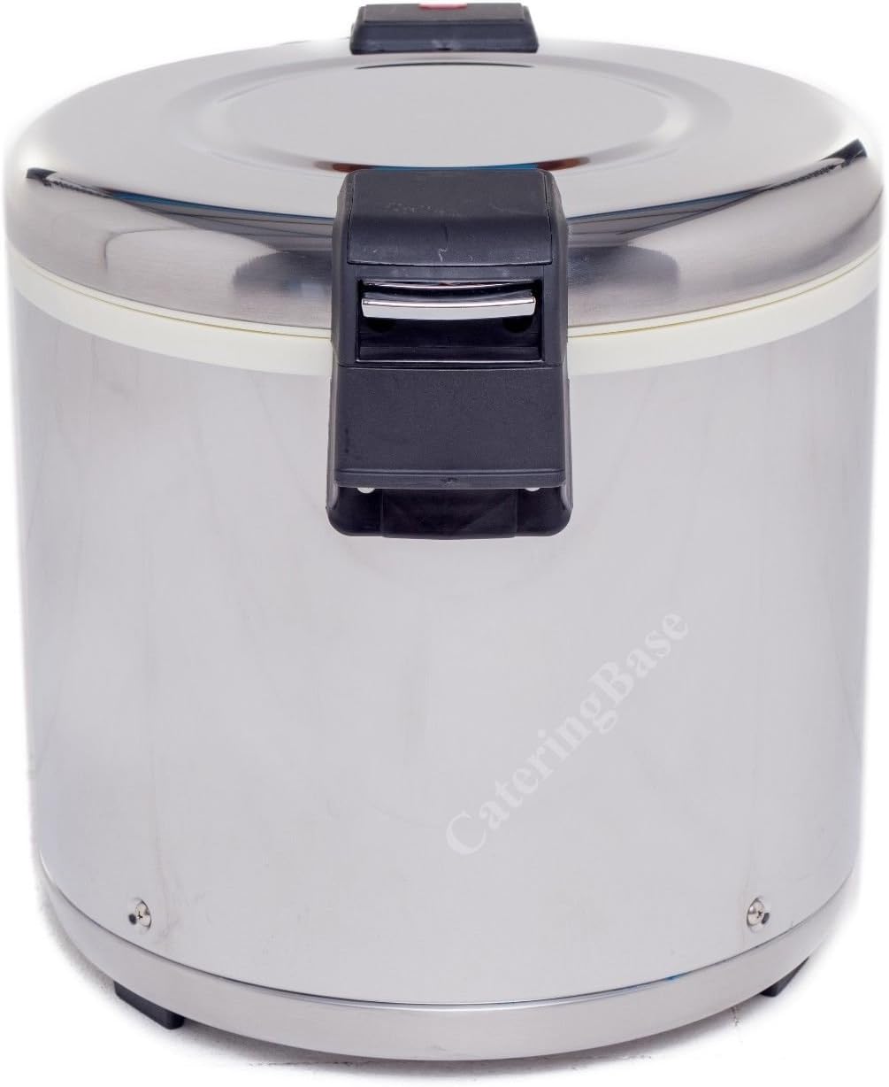 Calentador de arroz Thunder Group, acero inoxidable, 50 tazas, SEJ22000