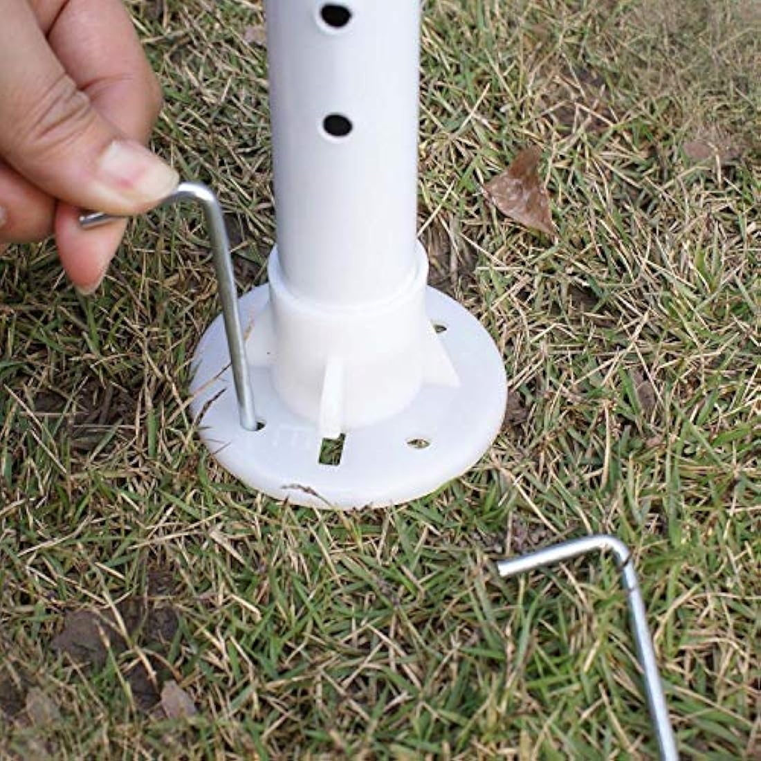 Carpa de campaña para exteriores, color blanco