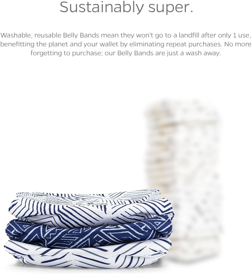 Pet Parents Bandas para vientre lavables alta calidad Kahuna