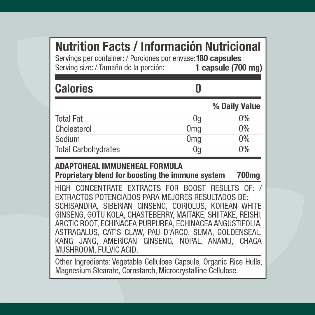 Immuneheal – Adaptógeno suplemento de refuerzo inmunológico