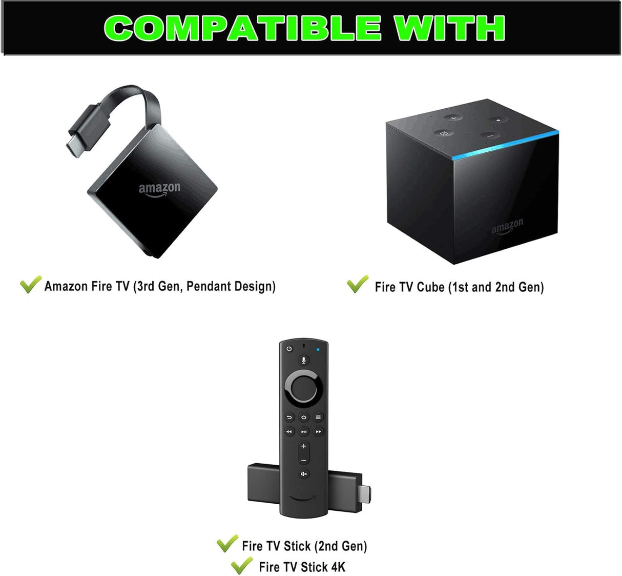 Control Remoto L5B83H para Amazon TV Stick y Cube, 4K