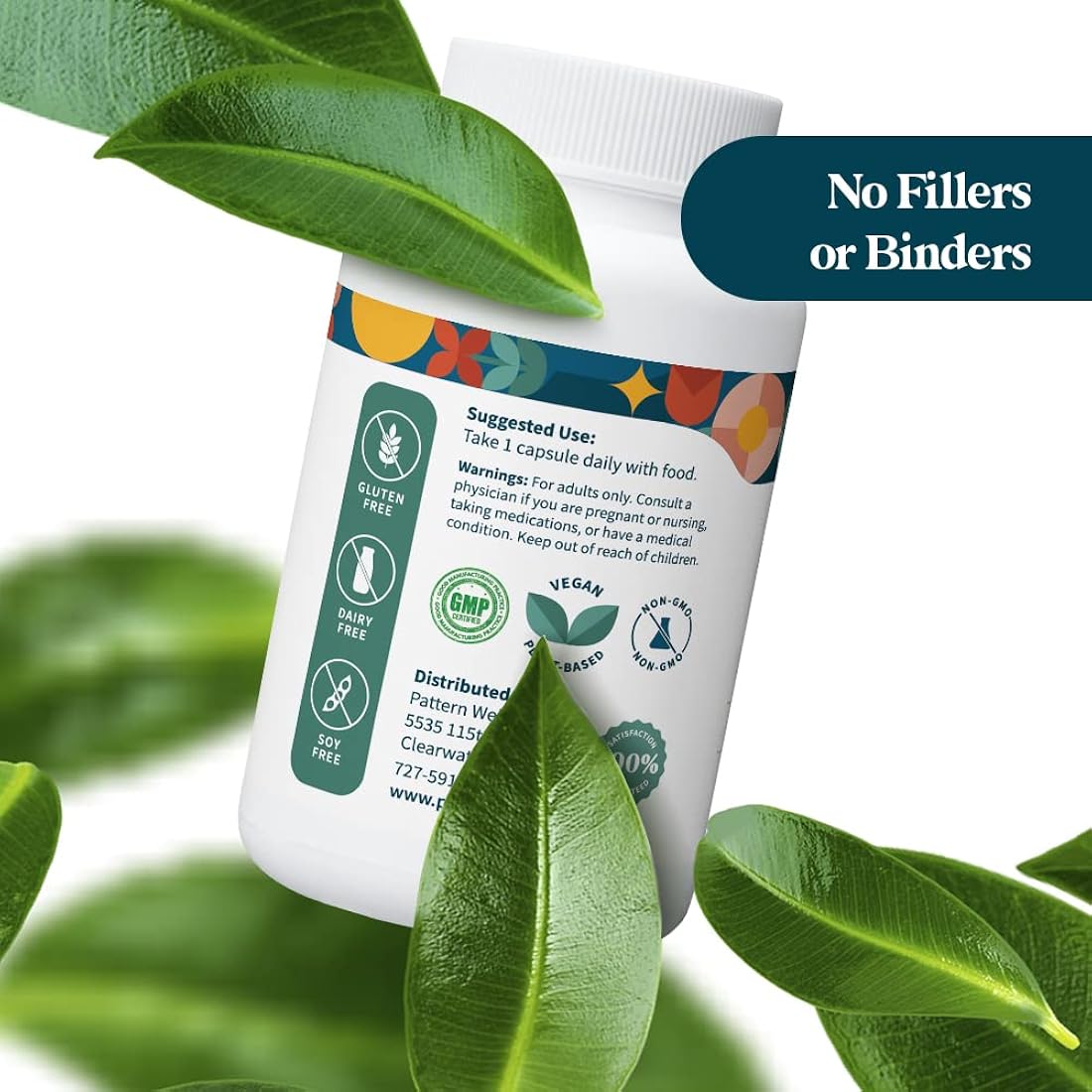 Suplemento Wholesome Organics Ajo orgánico sin olor 30 tab