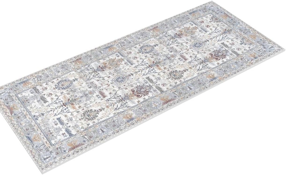Alfombra Adiva Lavable 2'6x10 con Antideslizante, Vintage