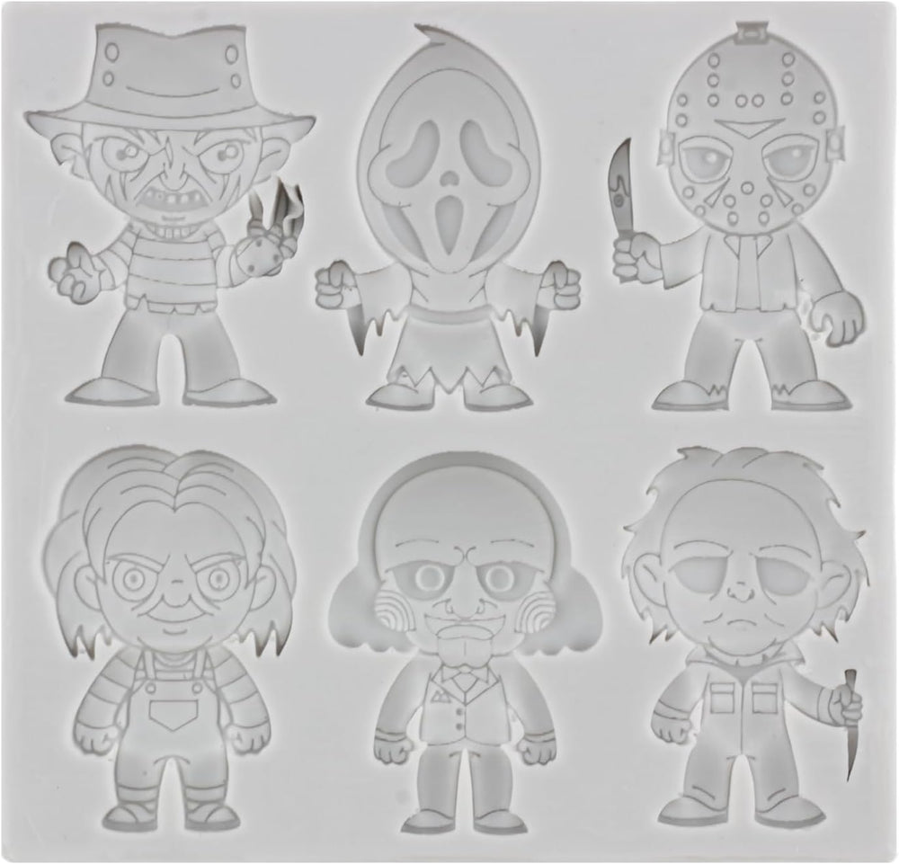 Moldes de Silicona para Personajes de Terror - Set de 2