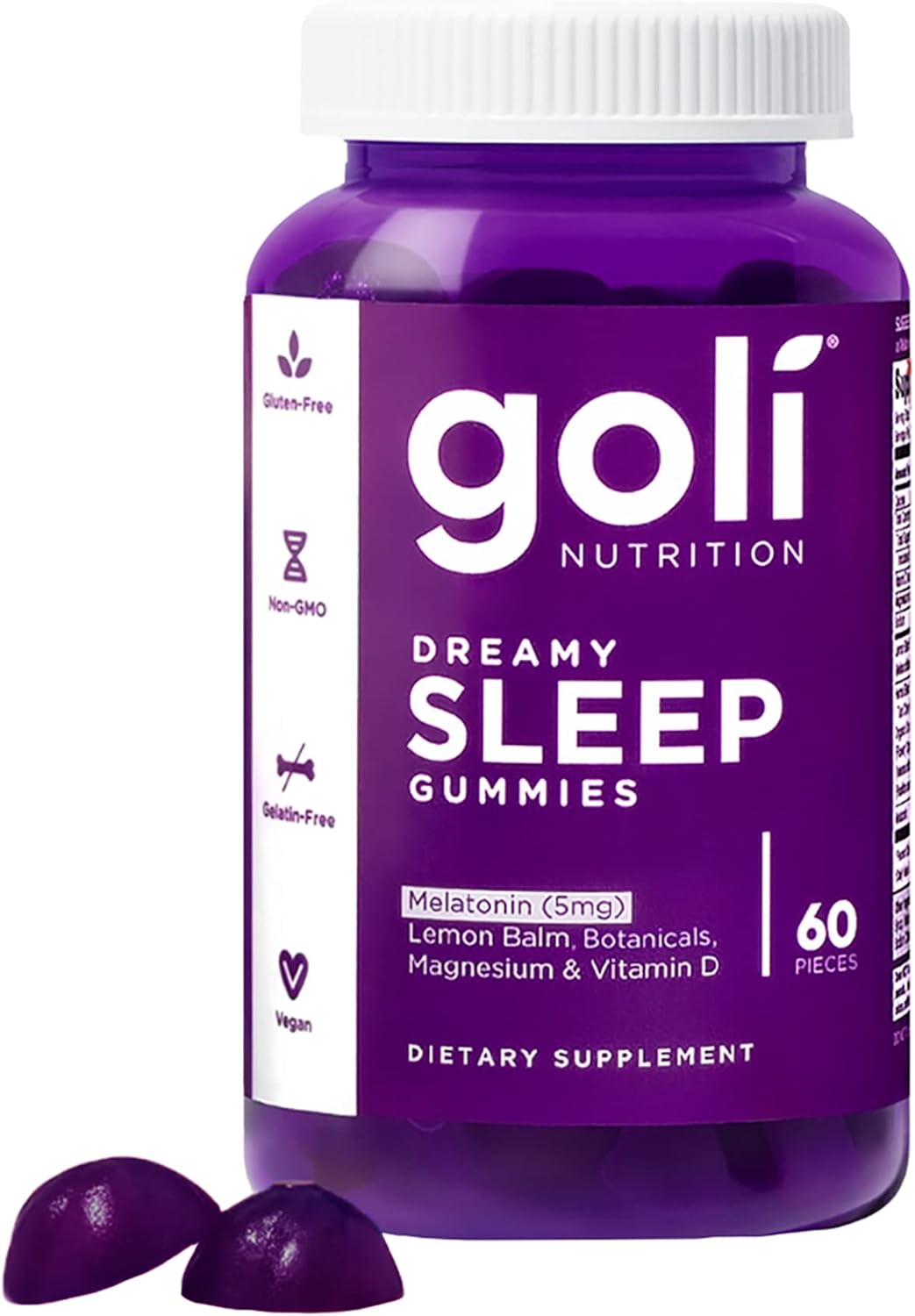 Suplementos Goli Dreamy Sleep Gummy magnesio vegano 60 und