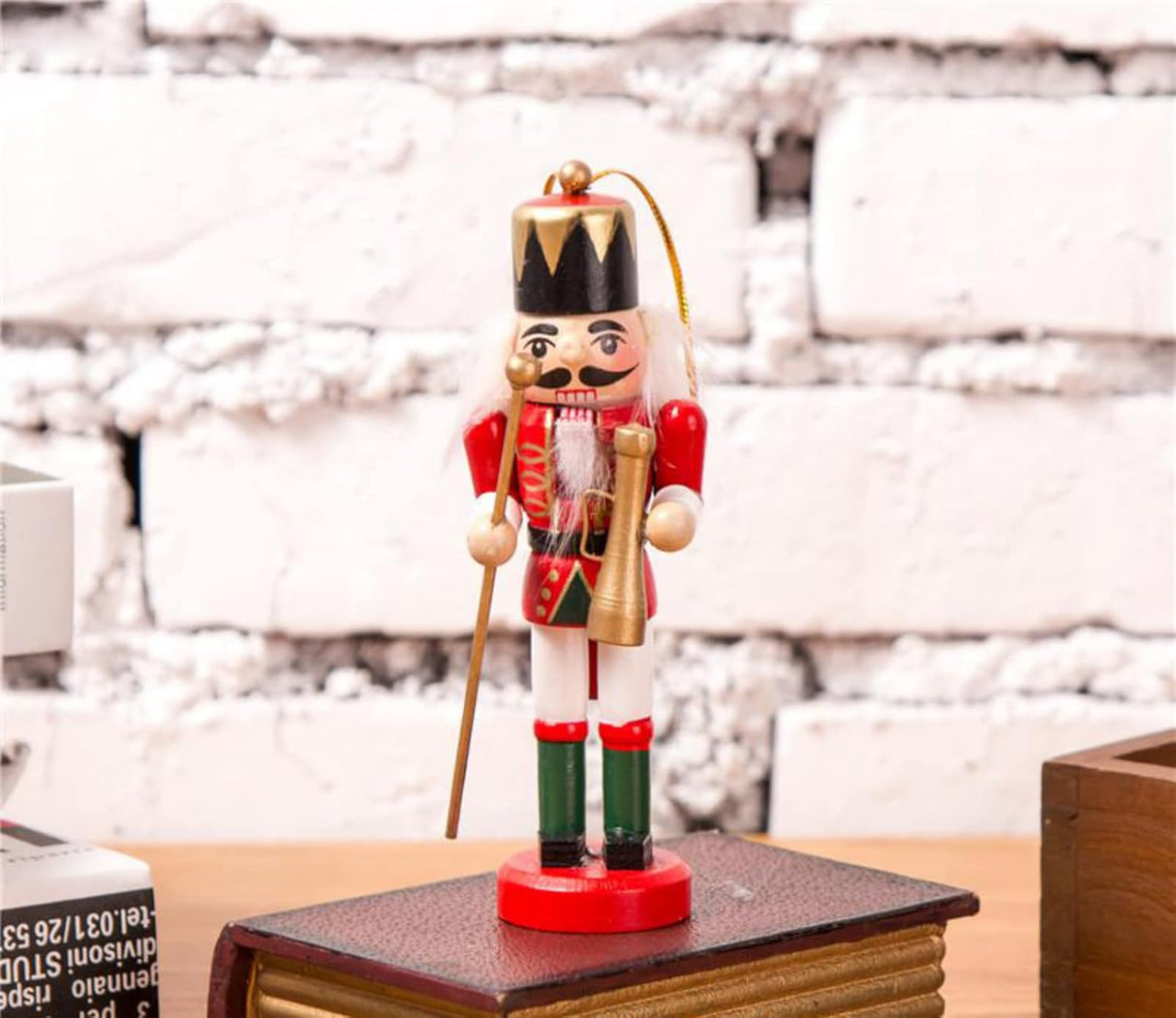 Set de 6 Adornos de Navidad Nutcracker, 4.7 pulgadas, Figuras