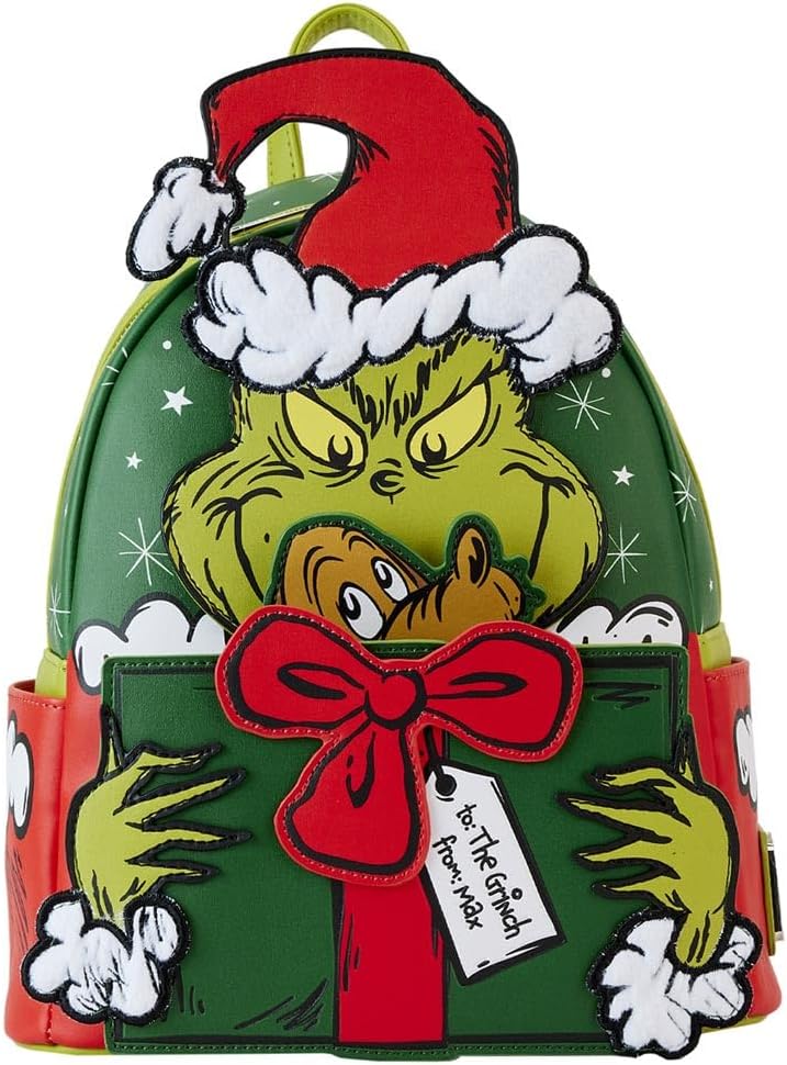 Mochila Mini Santa Cosplay Dr. Seuss, Cómo el Grinch Robó Navidad