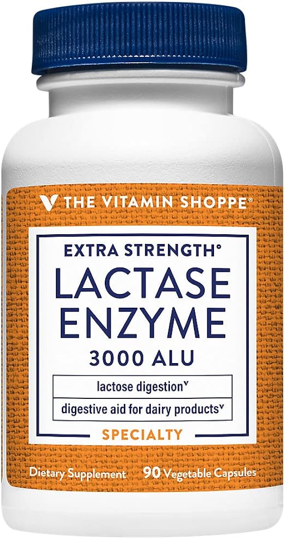 Suplemento Enzima lactasa extra fuerte Ayuda digestiva 90 ud