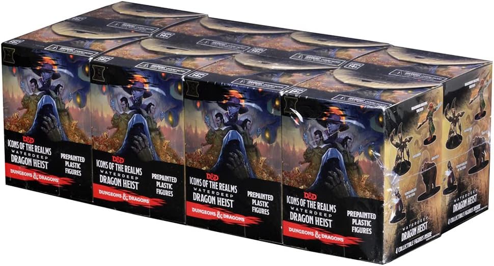 Miniaturas WizKids D&D: Waterdeep Dragon Heist Booster Brick (8)