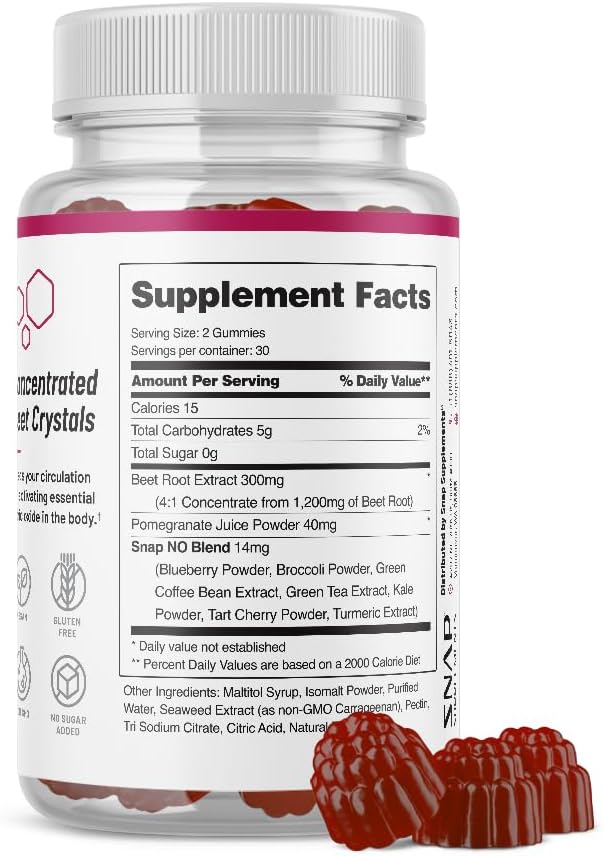 SupLemento omitas de raíz de remolacha de óxido nítrico 180u