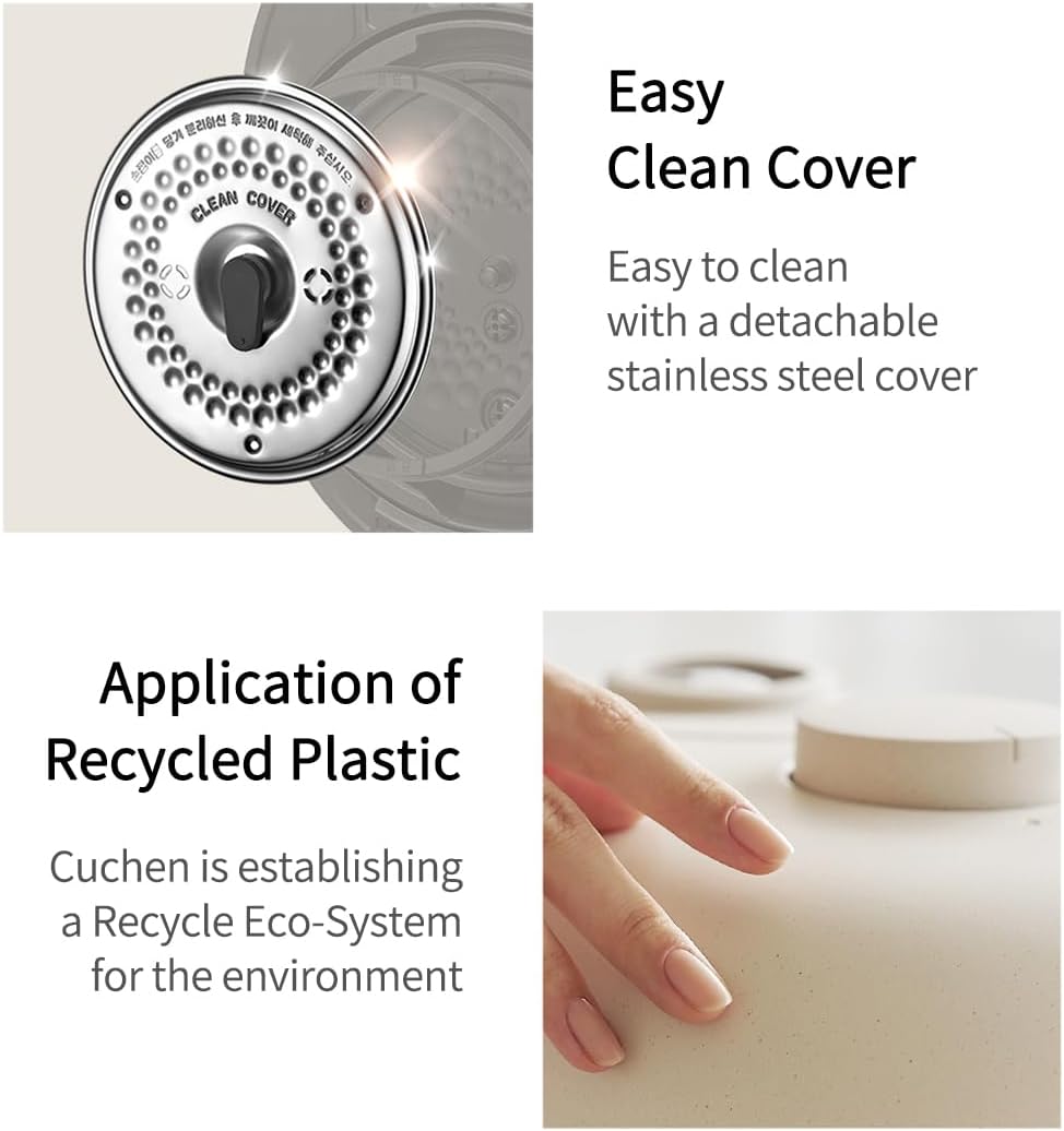 Olla arrocera a inducción CUCHEN CRH-TWS0610PWUS 6 tazas