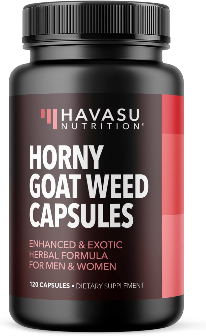 Suplemento Horny Goat Weed para él y ella con raíz de maca