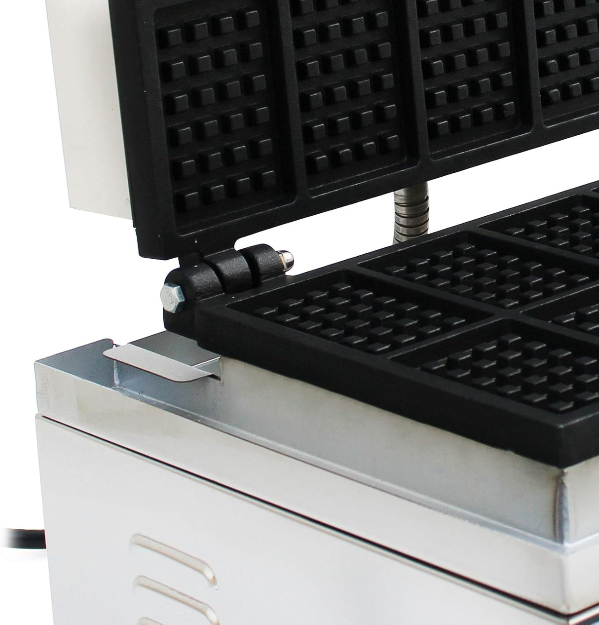 Máquina de waffles 10 rebanadas, marca comercial, 110V, antiadherente
