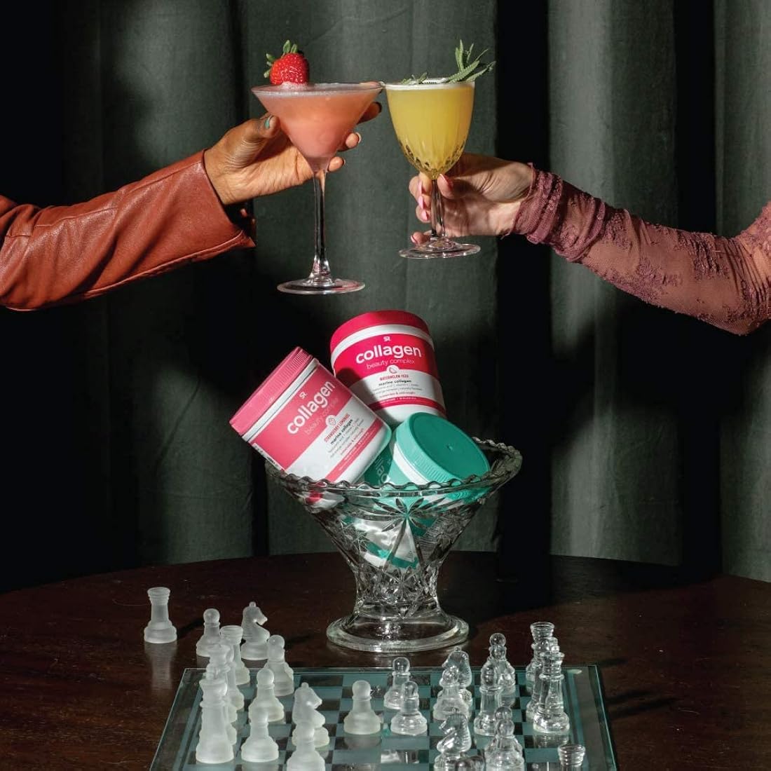 Suplemento Sports Research colágeno con ácido hialurónico