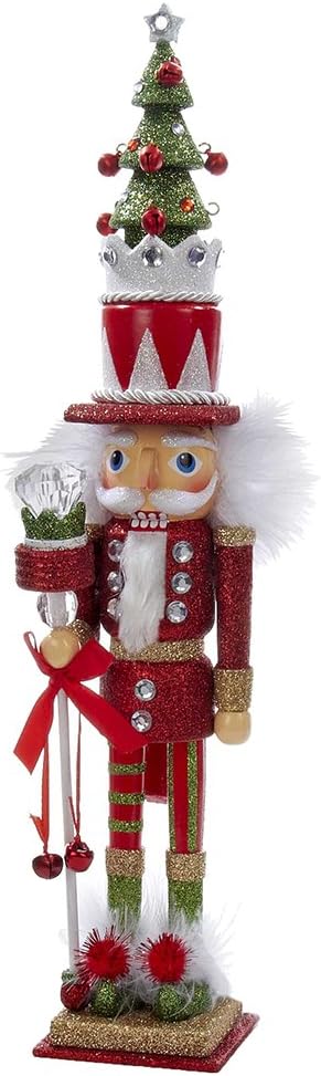 Nutcracker de árbol de Navidad, Kurt Adler, 15 pulgadas, HA0220