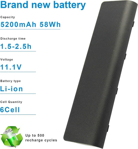 Batería de repuesto para 593553-001 593554-001 636631-001