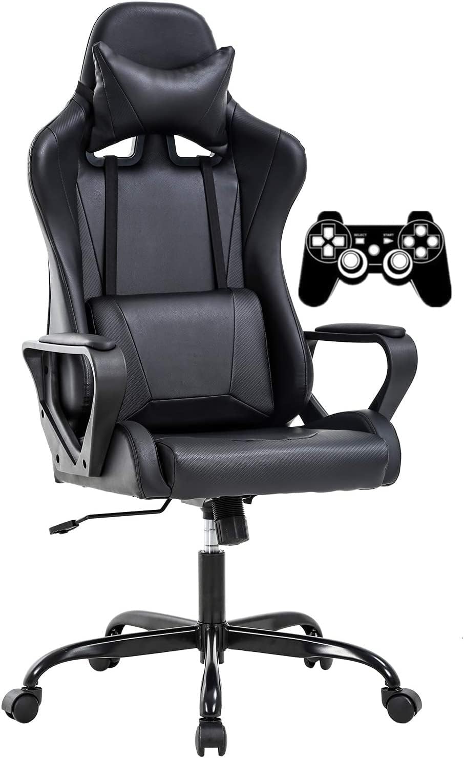 Silla Gamer con soporte lumbar Black game chair BSTOPHKL