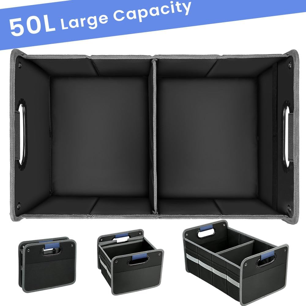 Organizador de Maletero para SUV, Multi-Compartimentos, Plegable