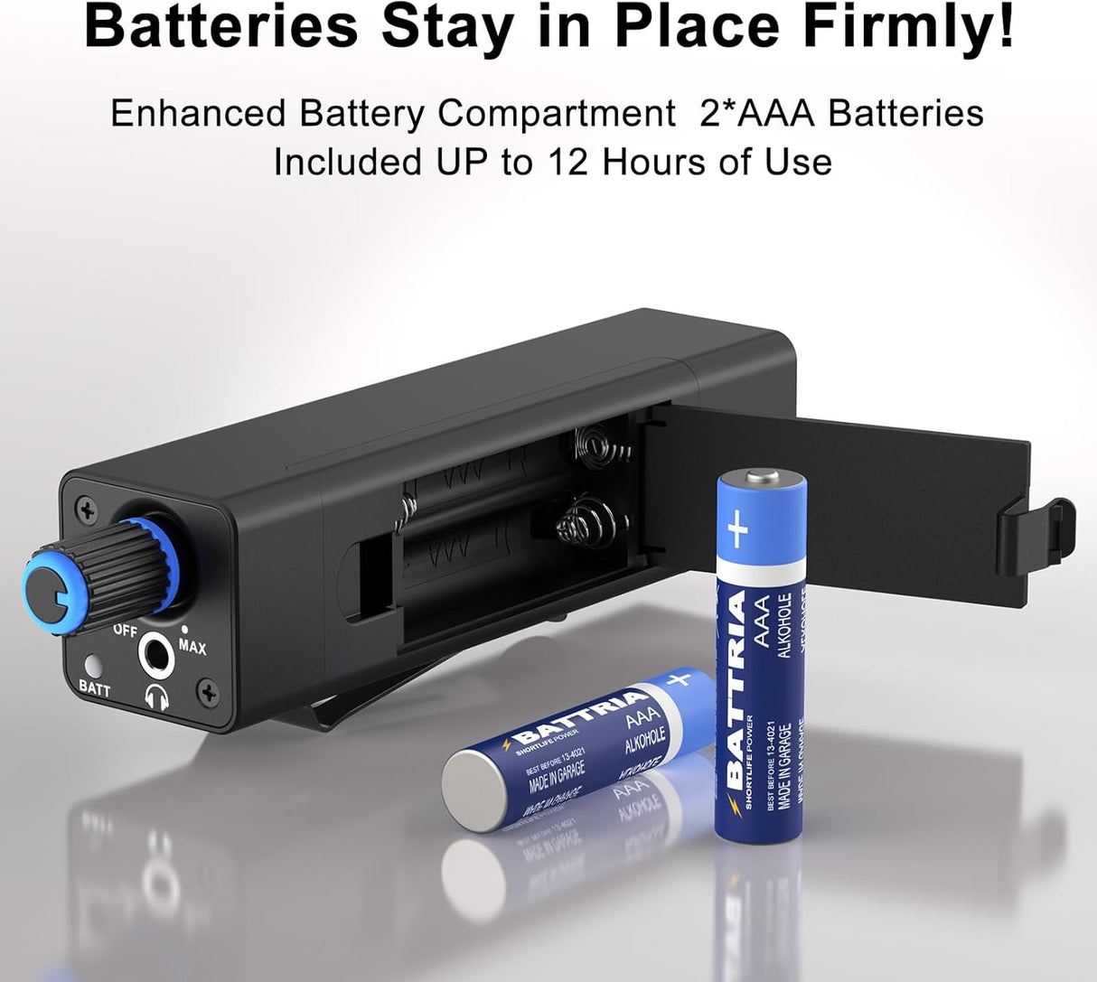 Amplificador Portátil IEM con Sonido Superior y Clip Duradero