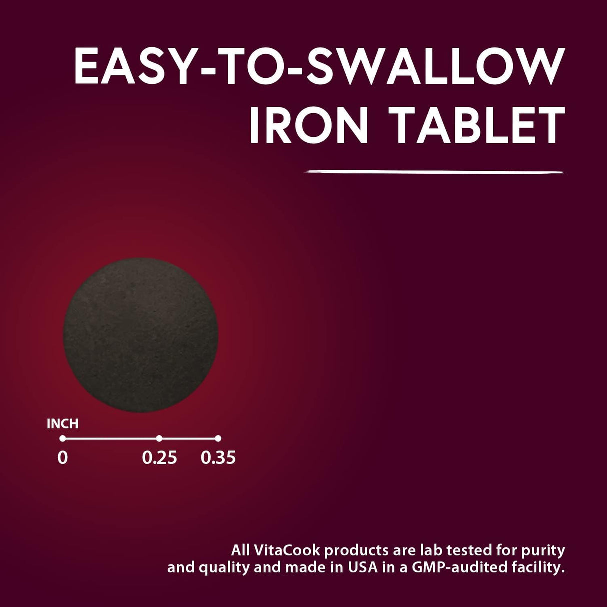 Suplemento Vitacook de hierro para mujeres y hombres vegano