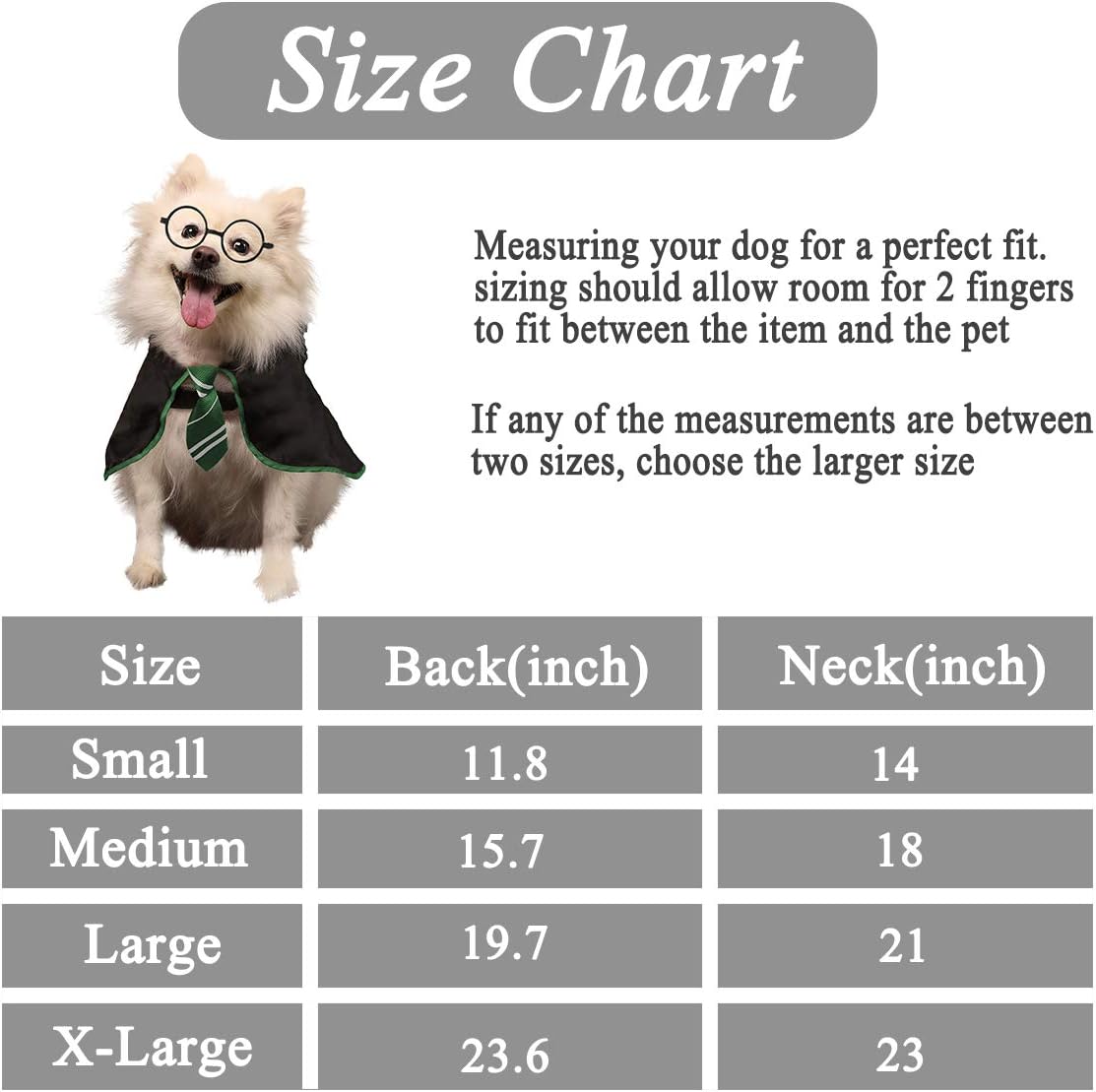 Disfraces con gafas para perro talla S